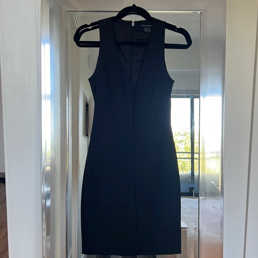French Connection Black Dress with belt